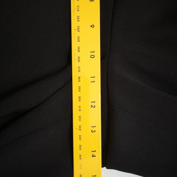 Lauren Ralph Lauren Ladies Size 16W Black Straight Legs 100% Wool Dress Pants - Picture 11 of 12